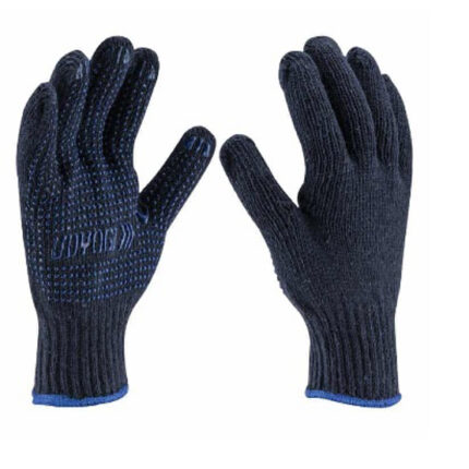 COTTON KNITTED PVC DOTTED